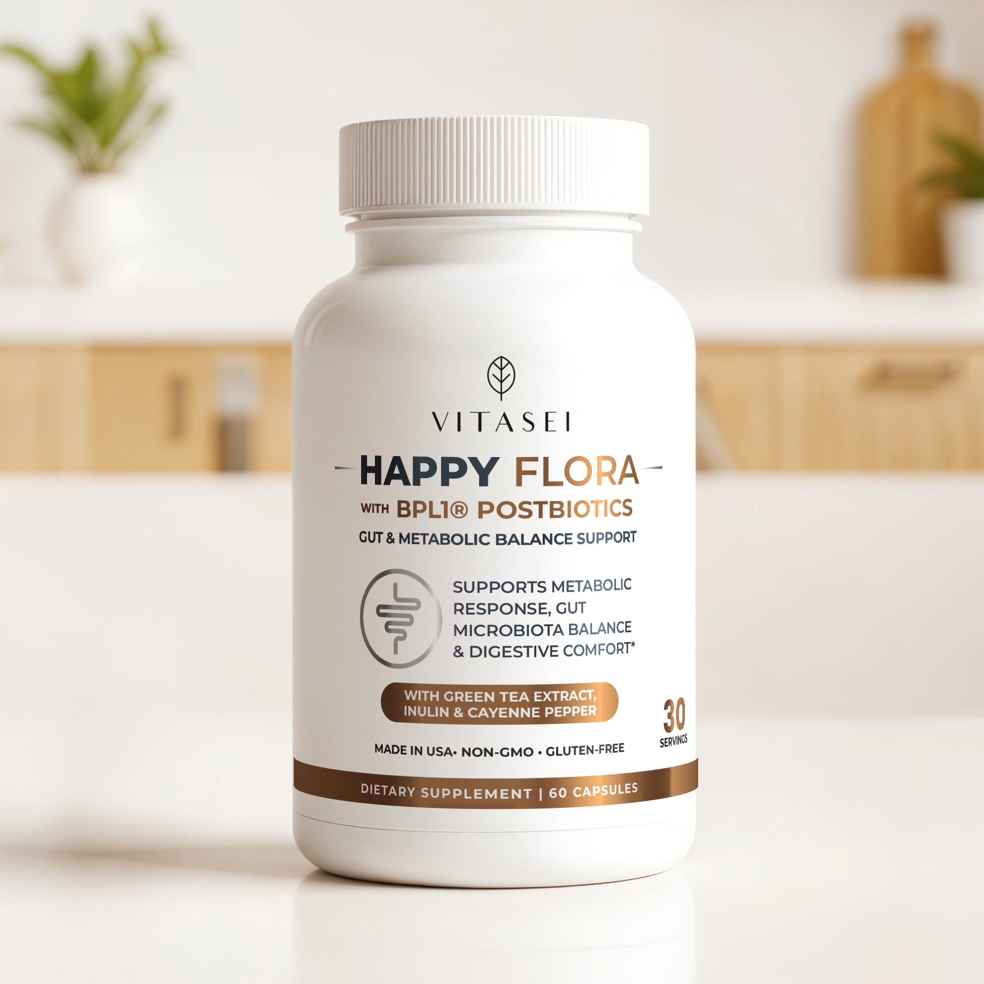 Happy Flora con BPL1® Postbióticos